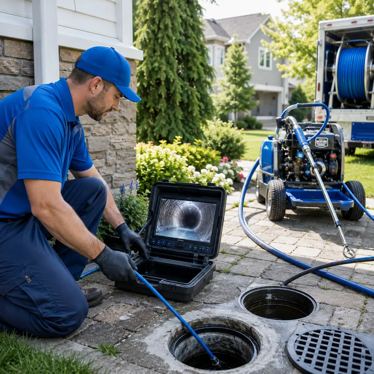 Outdoor drain cleaning professionals serving Free Union, VA