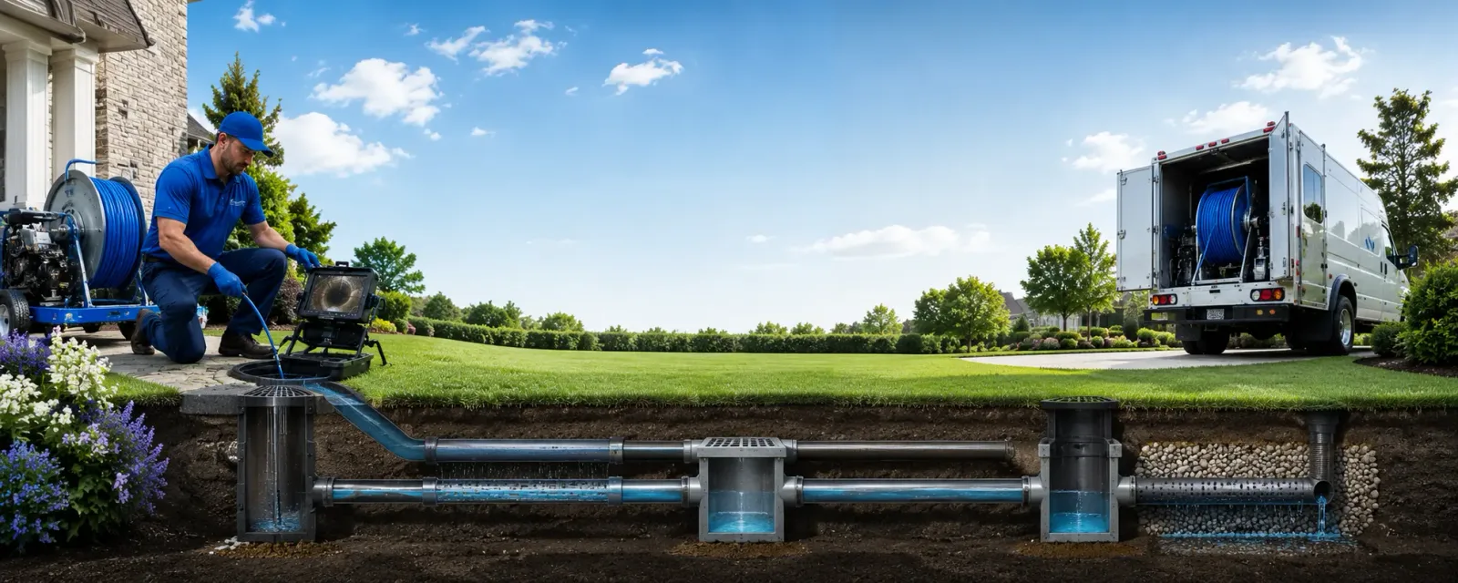 Outdoor drain cleaning information for Free Union, VA